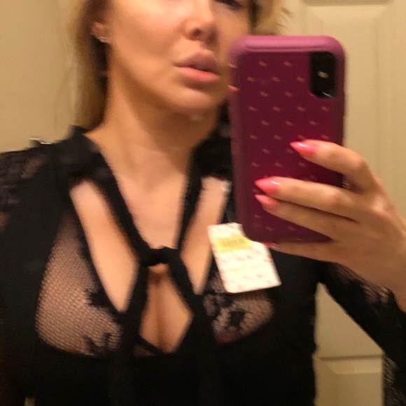 FREE PEOPLE It’s Now or Never black mini dress - Picture 6 of 7